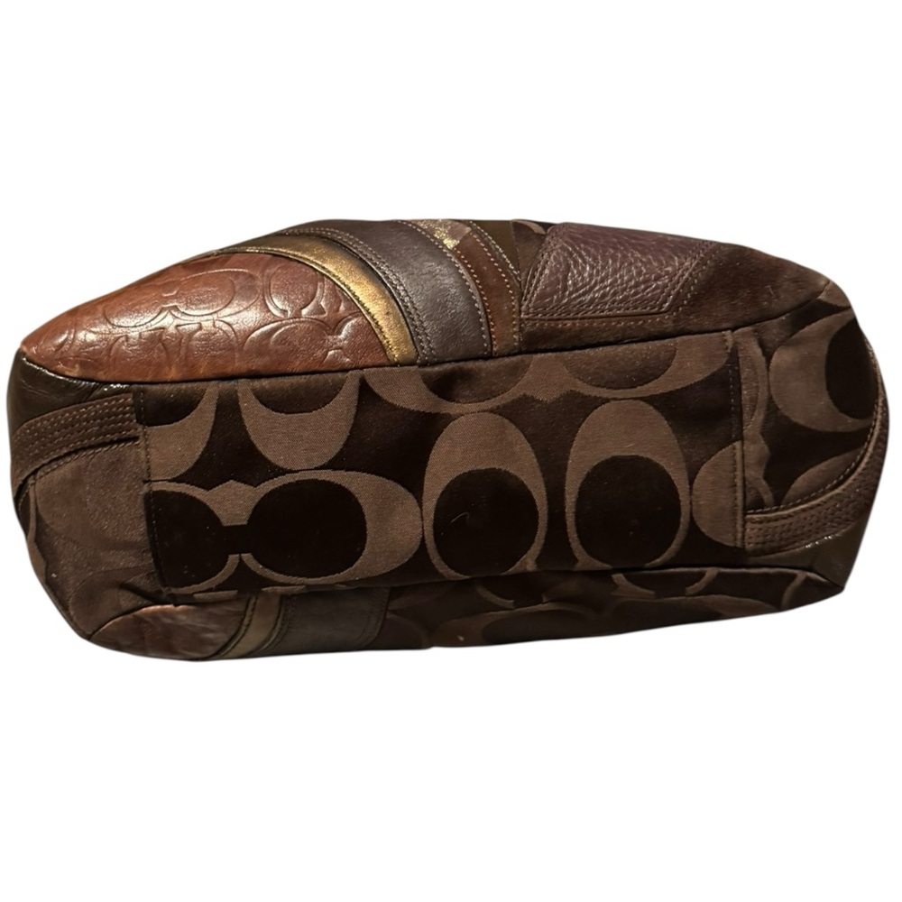 Coach Ocelot Patchwork East-West Tote Bag - Picture 9 of 10